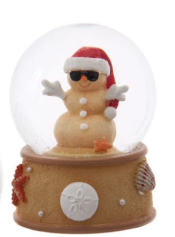 Beach Snowman or Santa Snowglobe - Christmas decorKurt S. Adler, Inc.