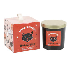 Black Cat Curse Cinnamon Orange Halloween Candle