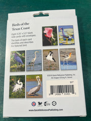 Birds of Texas Coast Note Cards - stationaryQuick Reference