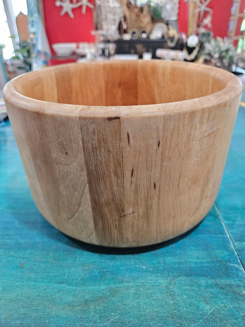 Blonde Wood Salad Bowl - Kitchen AccessoriesLoving Coastal Living