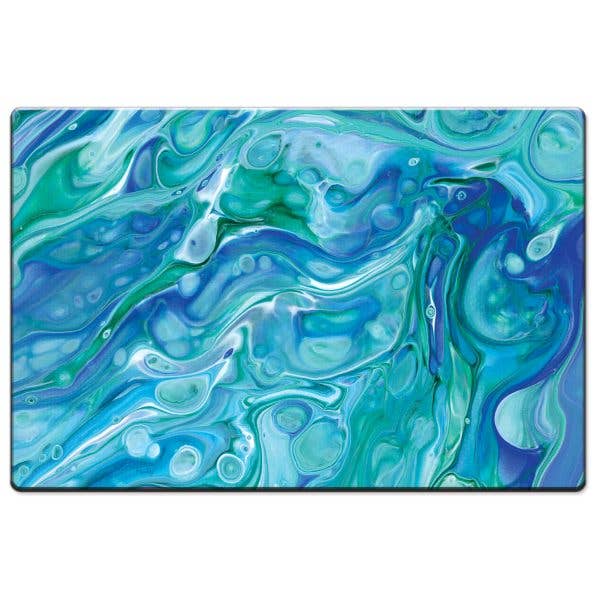 Blue Wave Decorative Comfort Floor Mat 30" x 20" - CounterArt/Highland Home/Thirstystone/CoasterStone