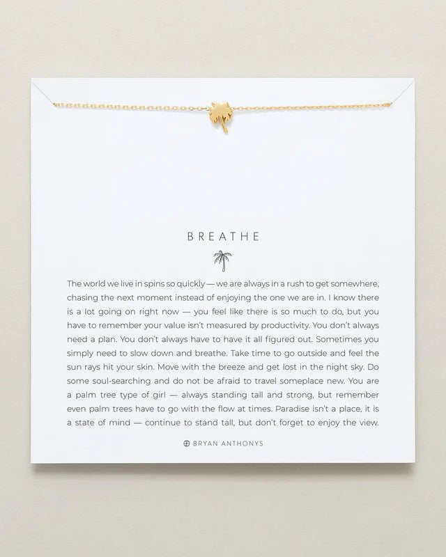 Breathe Icon Necklace - NecklaceBryan Anthonys