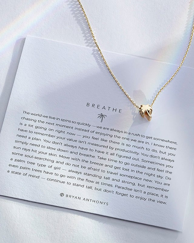 Breathe Icon Necklace - NecklaceBryan Anthonys