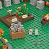Seed Packet, Carrot - Custom Printed Minifig Scale Tile - Made Using LEGO® parts