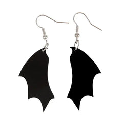 Gothic Halloween Bat Wing Earrings