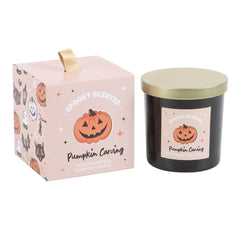 Pumpkin Carving Spiced Pumpkin Halloween Candle