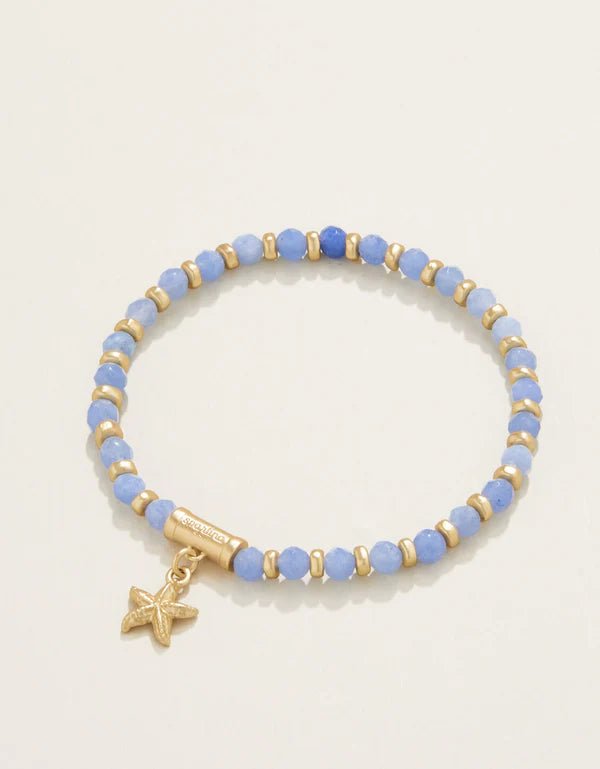 Calm Waters Stretch Bracelet – Blue Aventurine - BraceletSPARTINA 449