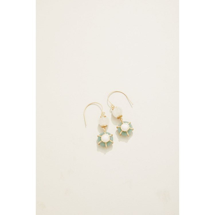 Chechessee Earrings White/Jade - Spring & Summer 2024SPARTINA 449