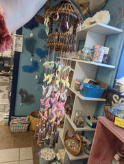 Chime with Parrot in Bird Cage - Loving Coastal Living
