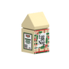 Egg Nog Carton - Custom Printed 1x1 Brick -  Created Using LEGO® Parts