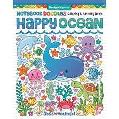 Coloring Book - Notebook Doodles Happy Ocean - Just for Kidswellspring