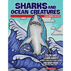 Coloring Book - Sharks and Ocean Creatures - Just for Kidswellspring