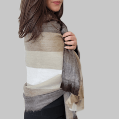 Condor - Alpaca Wool Shawl - Handmade Wool Shawl - Apparel & AccessoriesLATITUDE ZERO GOODS