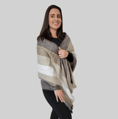 Condor - Alpaca Wool Shawl - Handmade Wool Shawl - Apparel & AccessoriesLATITUDE ZERO GOODS