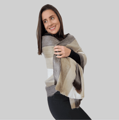 Condor - Alpaca Wool Shawl - Handmade Wool Shawl - Apparel & AccessoriesLATITUDE ZERO GOODS