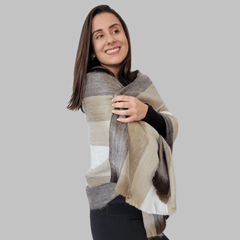 Condor - Alpaca Wool Shawl - Handmade Wool Shawl - Apparel & AccessoriesLATITUDE ZERO GOODS