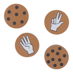 Cookie Counting Monkey Puzzle - Sign Language Puzzle - ToysBeginAgain