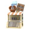 Cookie Stand  - Market Stall - Minifig Scale Custom Set - Made Using LEGO® Parts