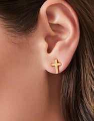 Cross Stud Earrings - JewelrySPARTINA 449