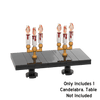 Halloween Candelabra (White) -  Custom Printed Minifig Accessory - Made Using LEGO® Parts