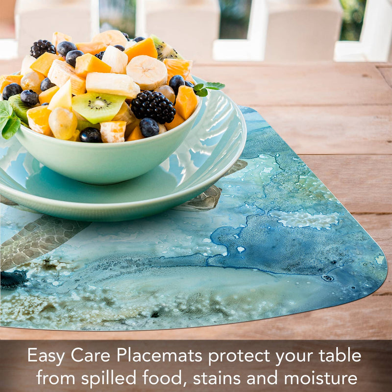 "Under The Sea"  Wedge Shaped Reversible Flexible Placemat