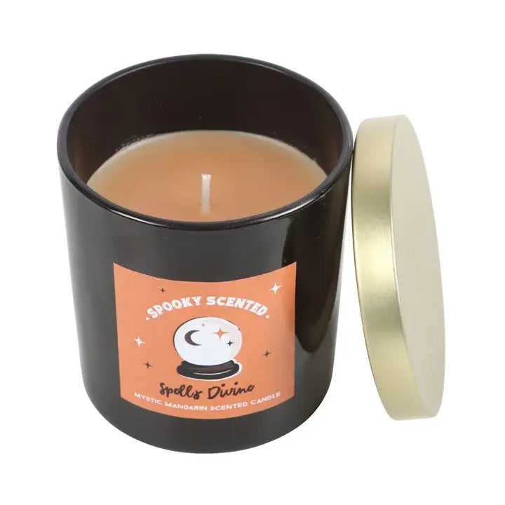 Spells Divine Mystic Mandarin Halloween Candle