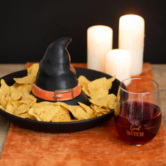 Wicked Witch Stemless Halloween Wine Glass