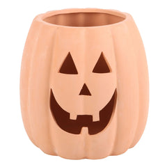 Terracotta Cut Out Halloween Pumpkin Decoration