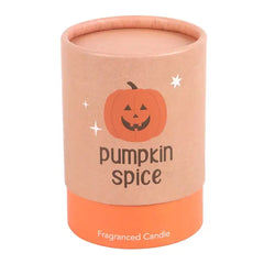 Peekaboo Pumpkin Spice Halloween Candle