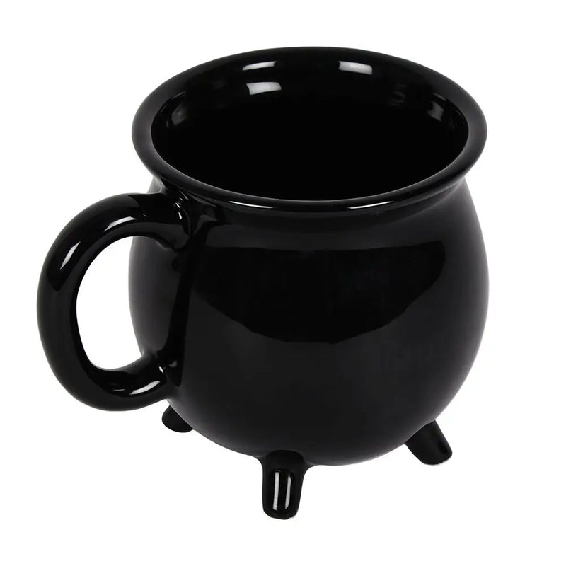 Black Halloween Cauldron Mug