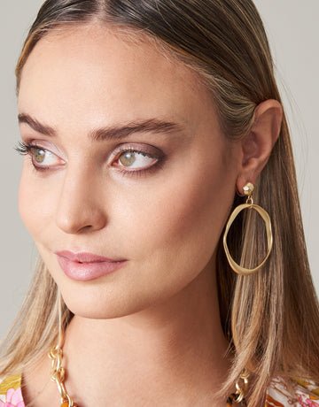 Disco Earrings Gold - EarringsSPARTINA 449