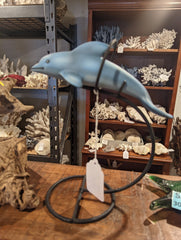 Dolphin on Stand - Loving Coastal Living