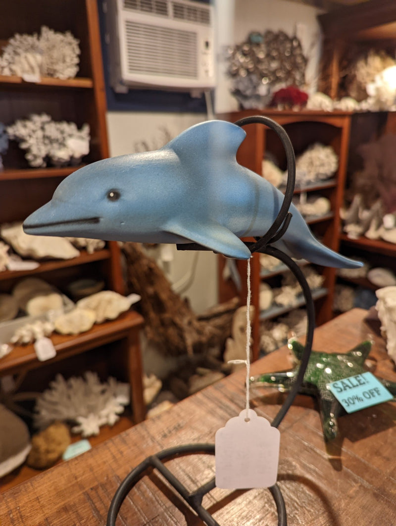 Dolphin on Stand - Loving Coastal Living
