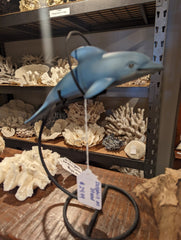 Dolphin on Stand - Loving Coastal Living