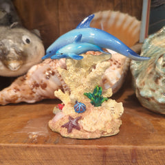 Dolphin Resin Statue - Loving Coastal Living