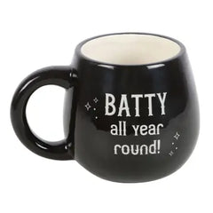 Gothic Halloween Batty All Year Round Rounded Peekaboo Mug