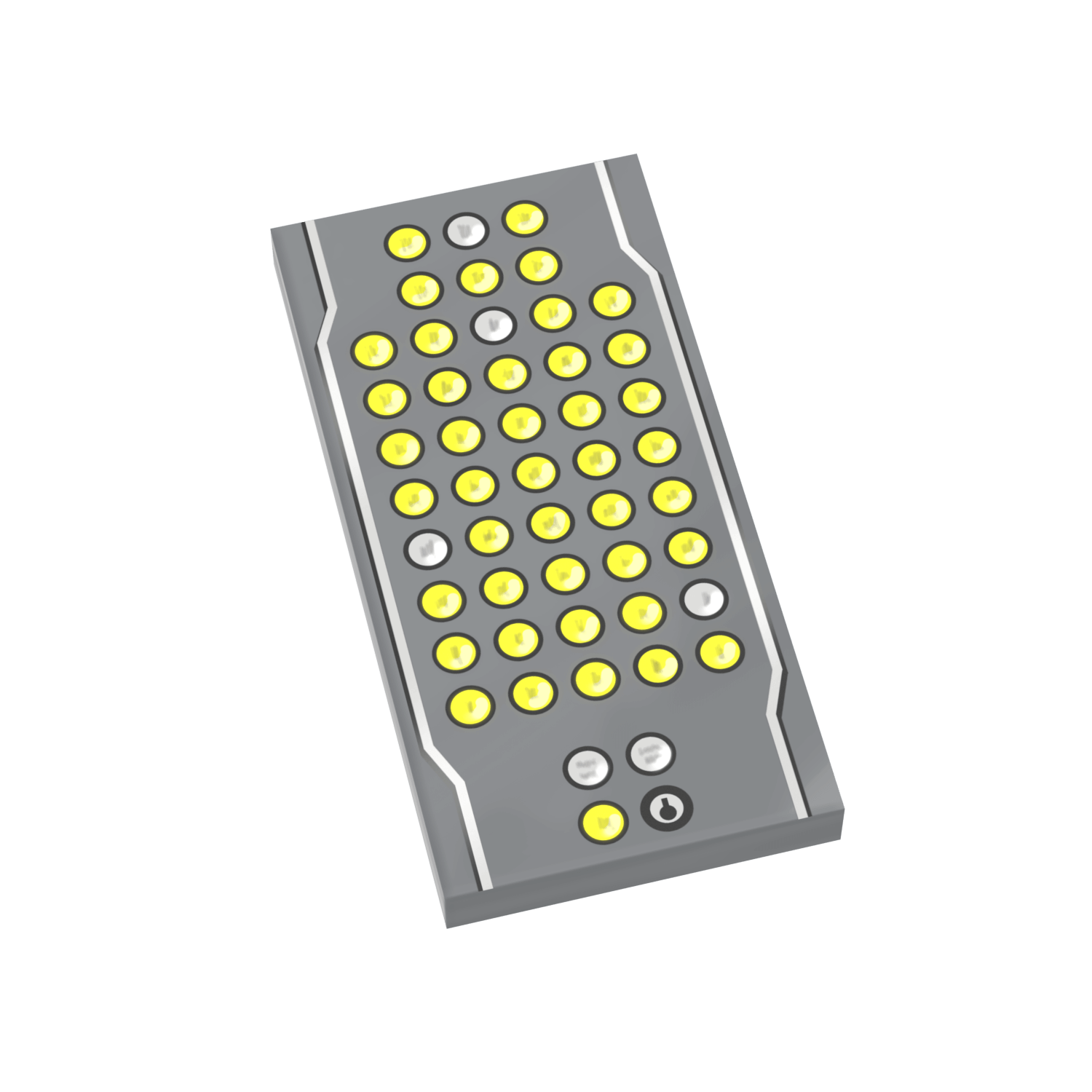 Elevator Buttons - Elf Christmas - Custom Printed - Made Using LEGO® Parts