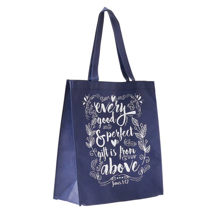 Every Good and Perfect Gift Tote Shopping Bag - James 1:17 - Apparel & AccessoriesChristian Art Gifts