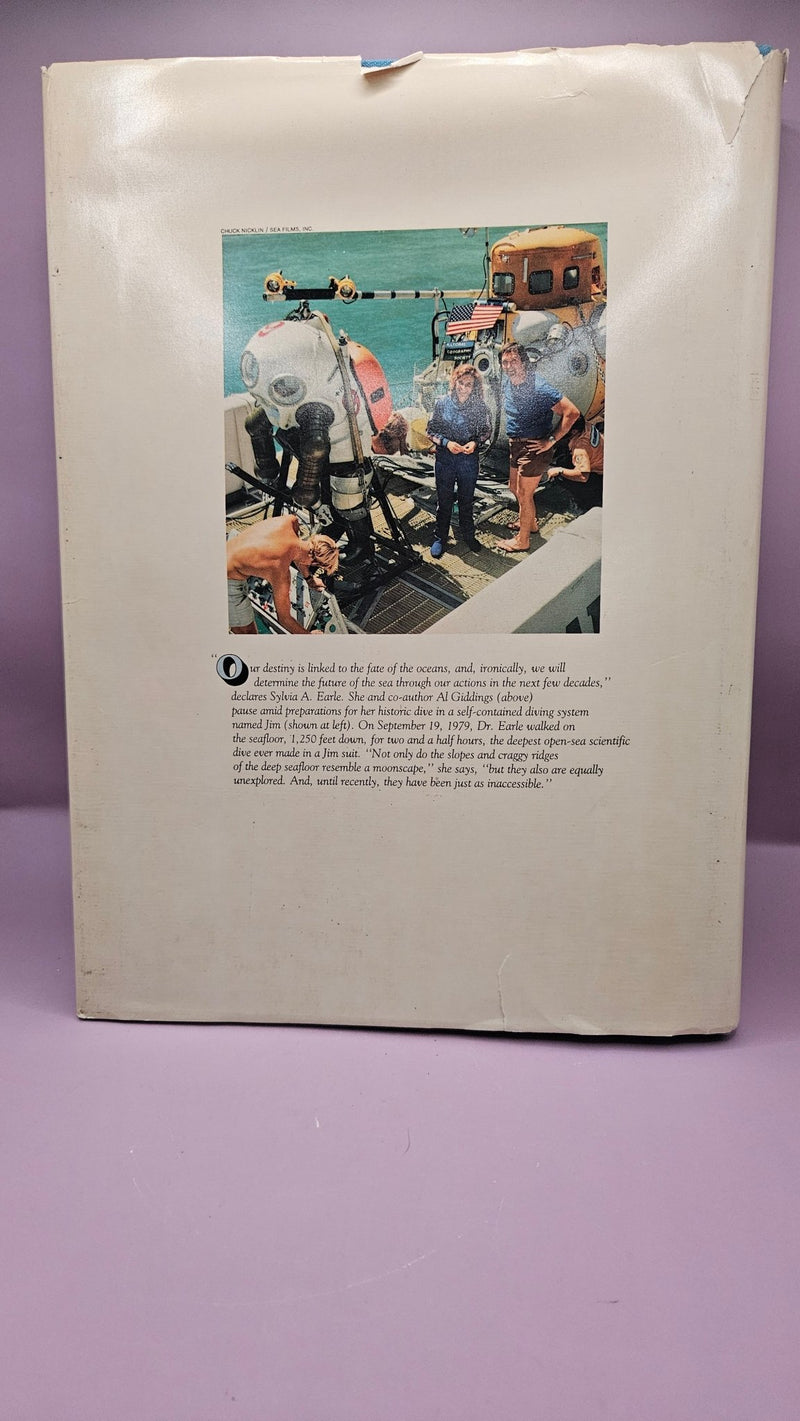 Exploring the Deep Frontier: The Adventure of Man in the Sea" by Sylvia A. Earle & Al Giddings – Hardcover 12.75"x9.25 - BooksLoving Coastal Living