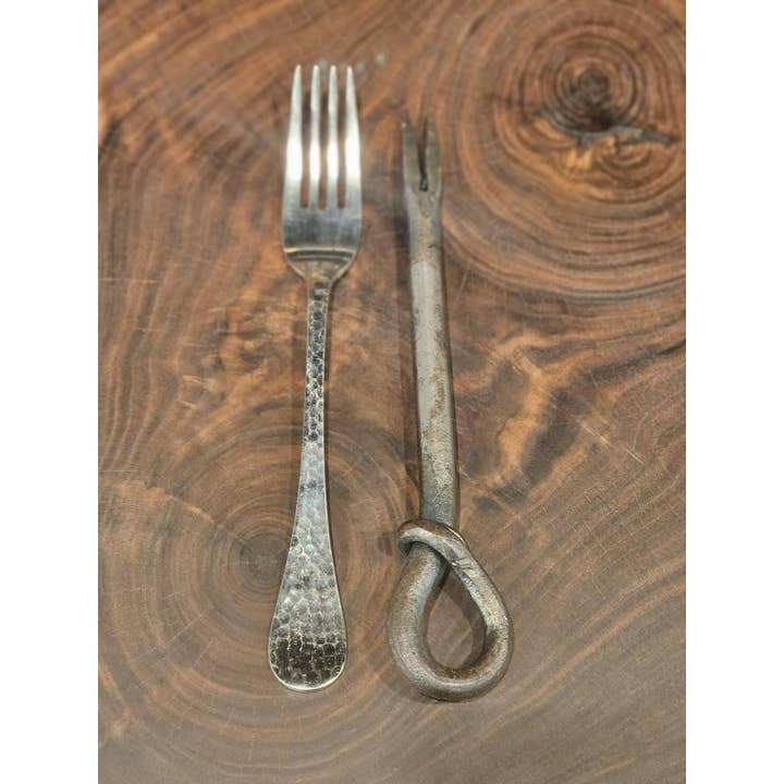 Hand Forged Iron Rustic Cheese Fork