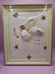 Fairy Framed Shell Art - Loving Coastal Living