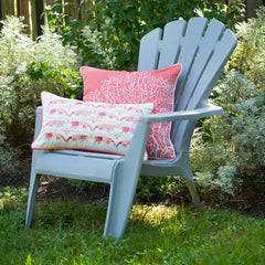 Fan Coral Indoor Outdoor Pillow - Coral - pillowRightside Design