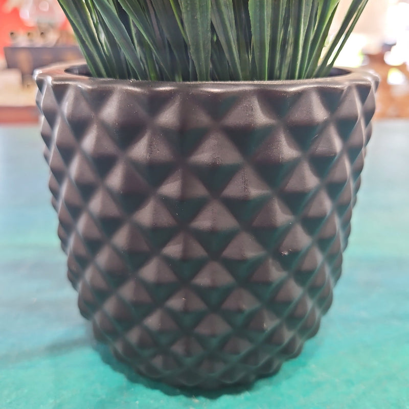 Faux Liriope Potted Plant - Accent DecorShoreKept