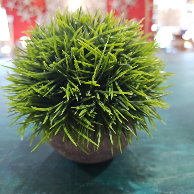 Faux Small Grass Potted Plant - Accent DecorShoreKept