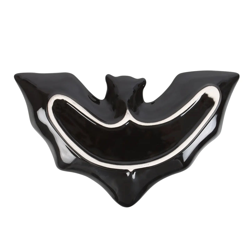 Gothic Halloween Black Bat Trinket Dish