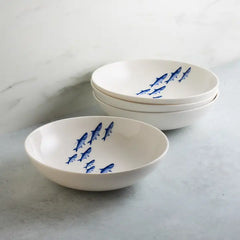 Blue School of Fish Dinnerware & Serving Pieces