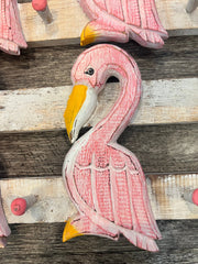 Flamingo Hat Rack - Accent DecorWorld Shells Imports