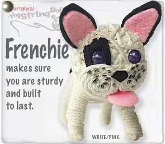 FrenchieeeLoves French Bulldog Keychain