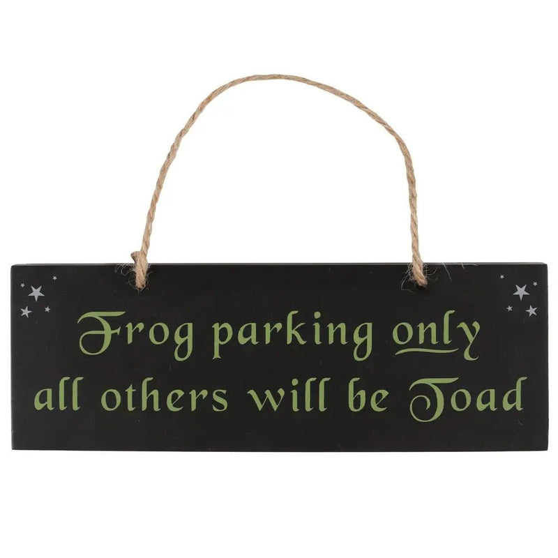 Frog Parking Hanging Sign - Something Different Wholesale