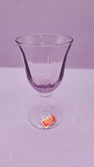 Gorham Reizart Crystal Champagne and Cordial Glass - Plum Color, Elegant Design - DishesLoving Coastal Living